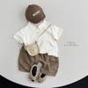 Children's Summer Cotton Short-Sleeve Polo - Korean Style Versatile Trendy Tee for Boys and Girls