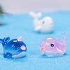 10er-Pack Mini-Meeres-Tier-Ornamente für Aquariendekoration und Heimdekoration Bunte Harze