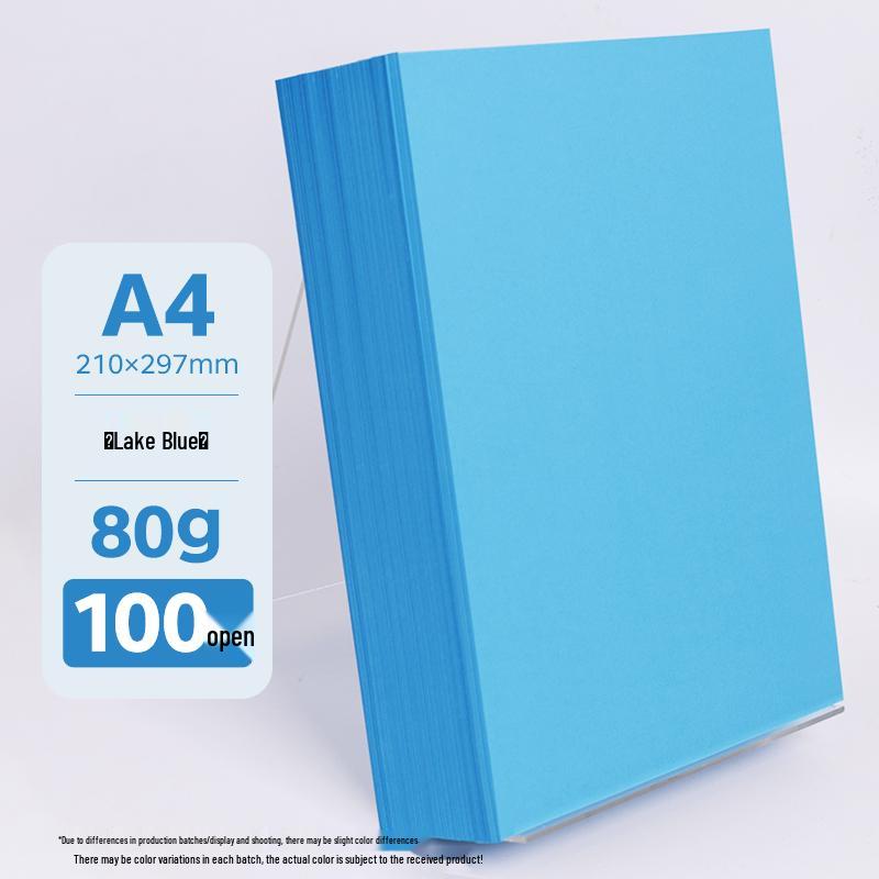 A4 Assorted Color Thickened Origami Paper 80g/120g/150g - Pink, Red, Blue