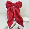 Exclusive Red Bow Hair Clip – Elegant Temperament Spring Style Accessory