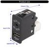 3.5mm Adapter USB Reader Socket 3.5mm 84109229246 for Car Automotive Stereo Extension Interfaces