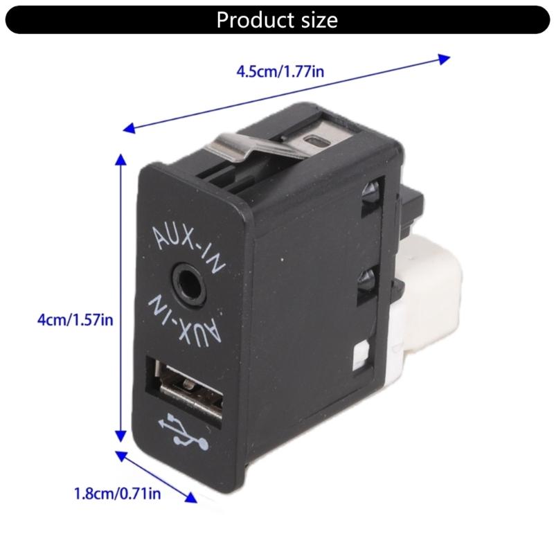 3.5mm Adapter USB Reader Socket 3.5mm 84109229246 for Car Automotive Stereo Extension Interfaces