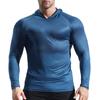 Herrars Snabbtorkande Atletisk Långärmad Huvförsedd Träningsdräkt