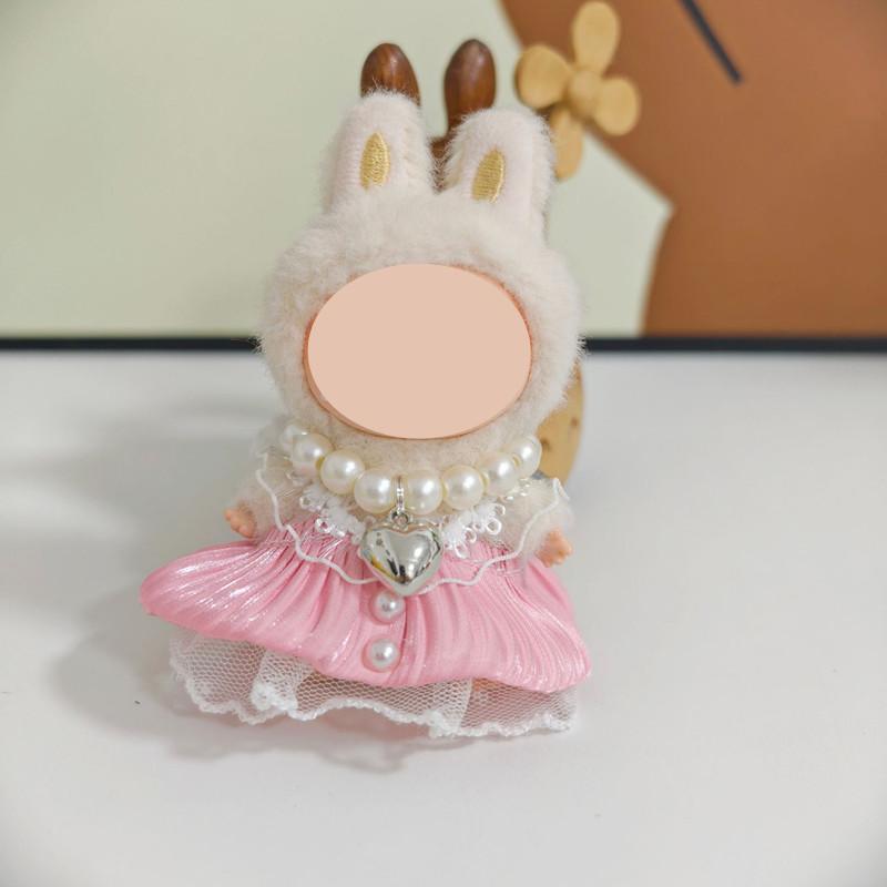 [Cloth Only] Fashionable Angel Pleated Skirt for 10cm Dolls Cloth Exquisite Accessories Mini Toy