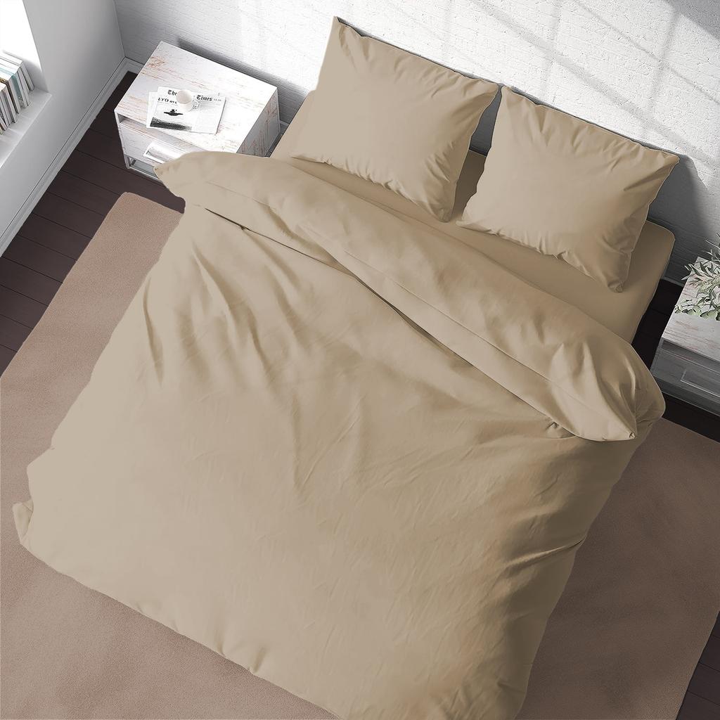 Luksusowa kolekcja Signature Collection 600TC 3PC Solid Pattern Duvet Cover Set (1 poszwa na kołdrę i 2 poszewki na poduszki) Wiele rozmiarów i kolorów