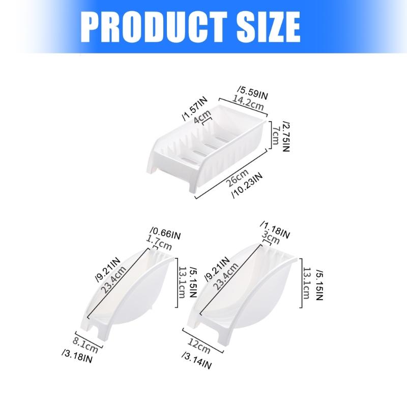 Convenient Kitchen Dish Drainer Modern White Dish Drainer Portable Stand Rack for a Clean and Organized Kitchen