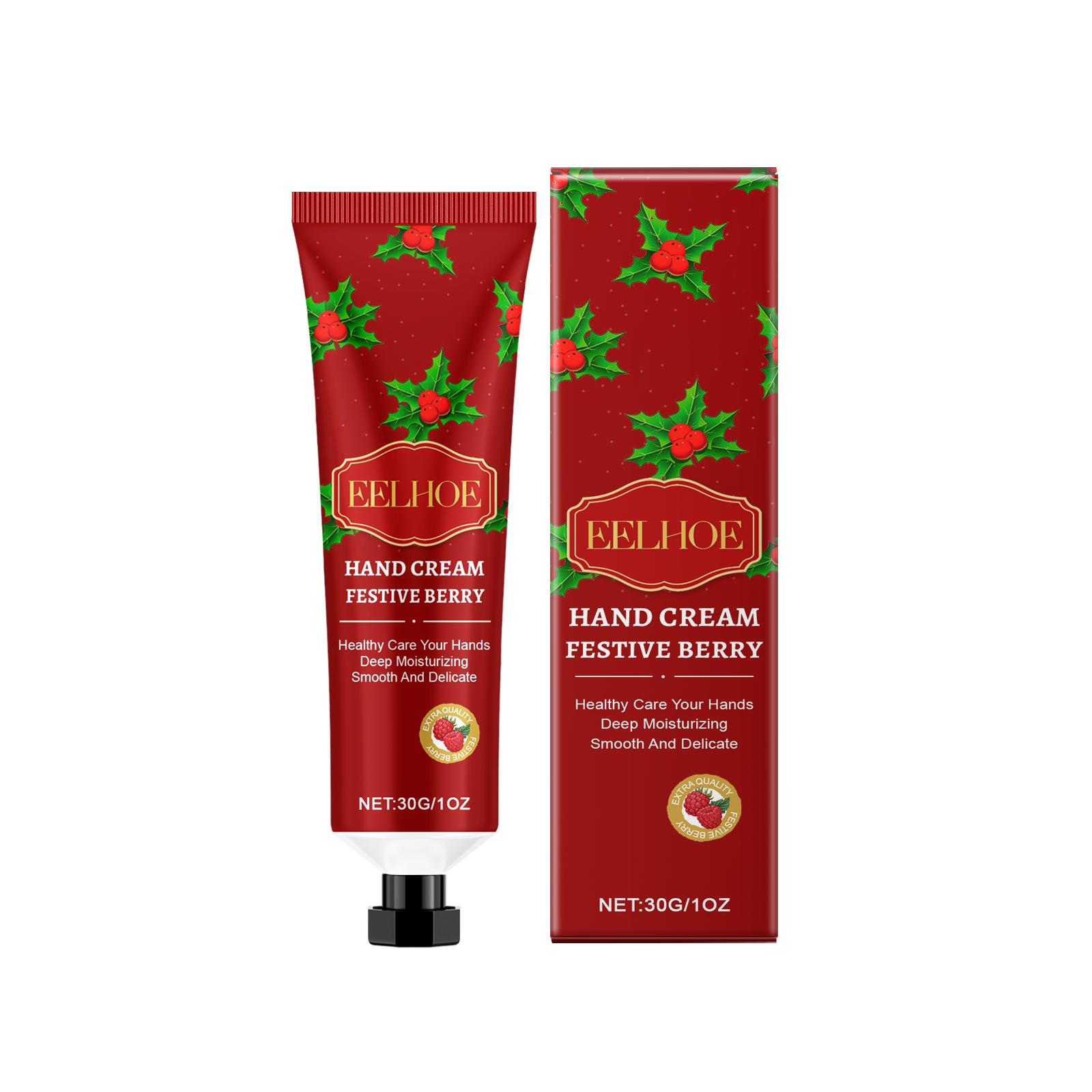 EELHOE Berry Moisturizing Hand Cream (30g) Plant Extracts, Repairing, Moisturizing, Anti-Wrinkle Hand and Foot Care Cream