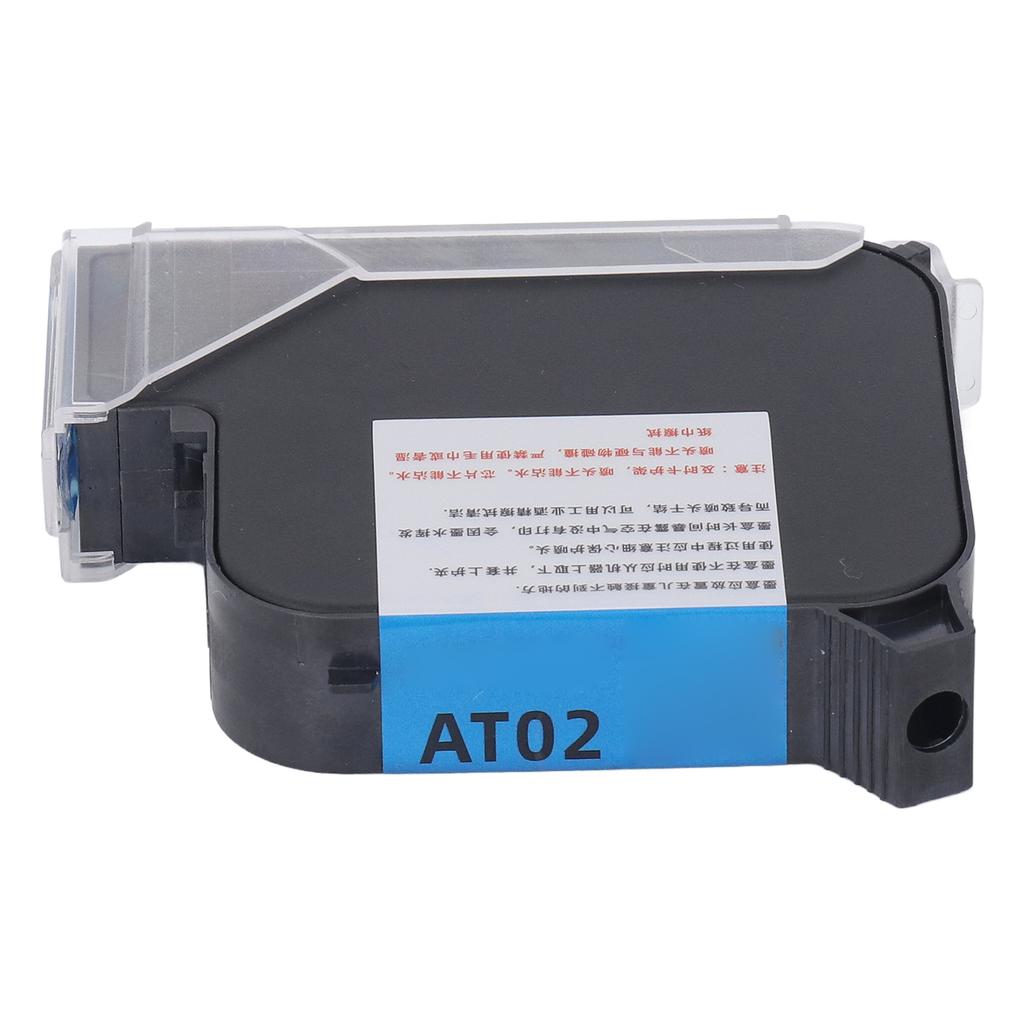 Handheld Inkjet Printer Cartridge Quick Dry 25.4mm Black 42ml Coding Gun Cartridge Replacement