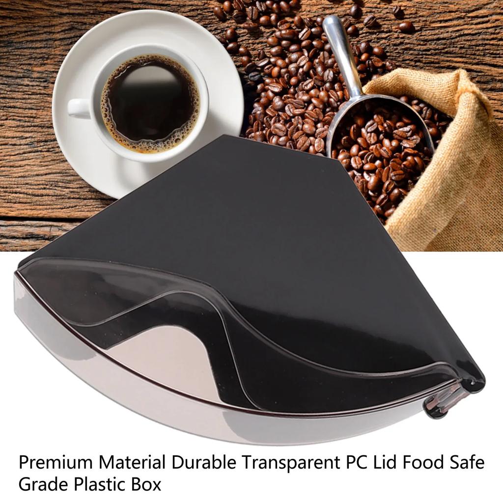 V60 Dust-Proof Coffee Filter Paper Storage & Dispenser Rack - Hand Brew Fan-Shaped Design (Space-Saving, Durable & Aesthetic)