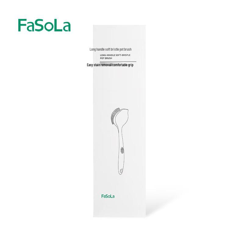 FaSoLa Long Handle Soft Bristle Cleaning Brush