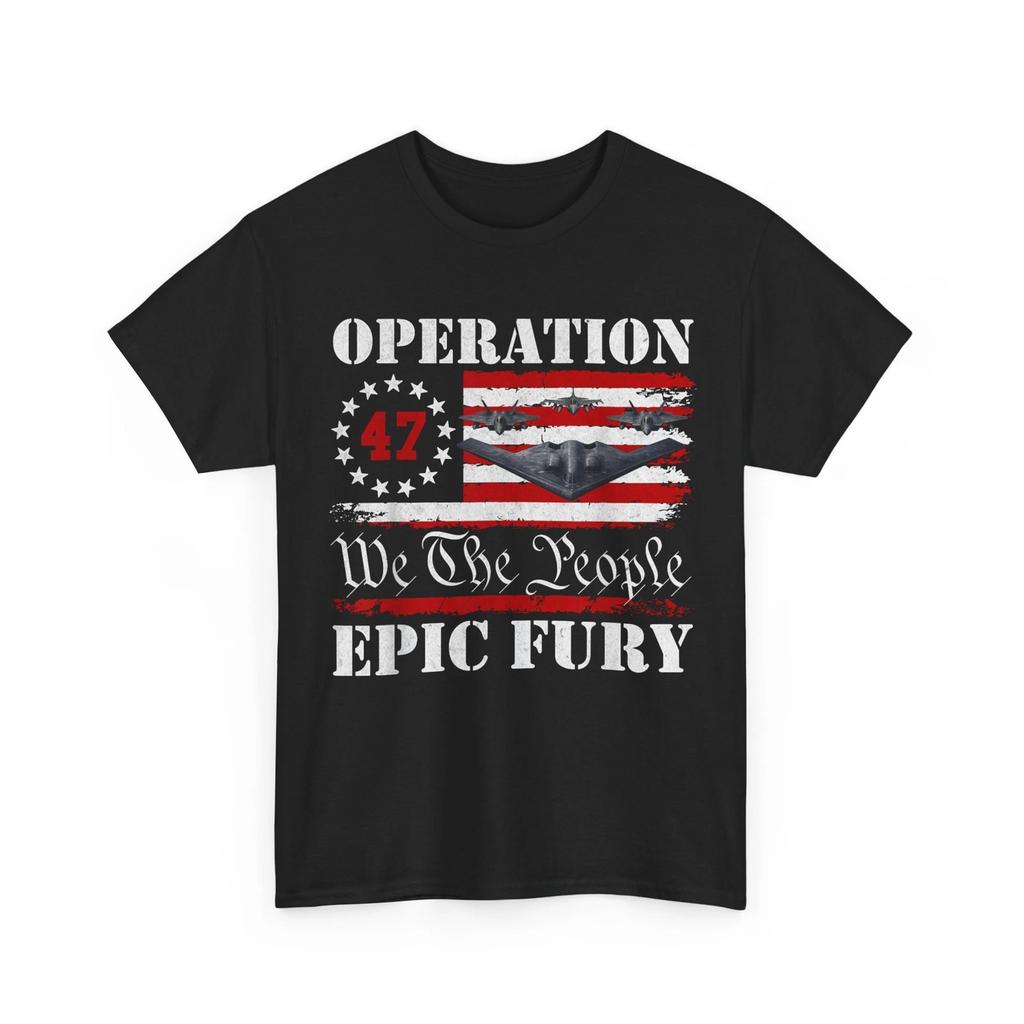 T-shirt Bandiera Americana Operazione Epic Fury