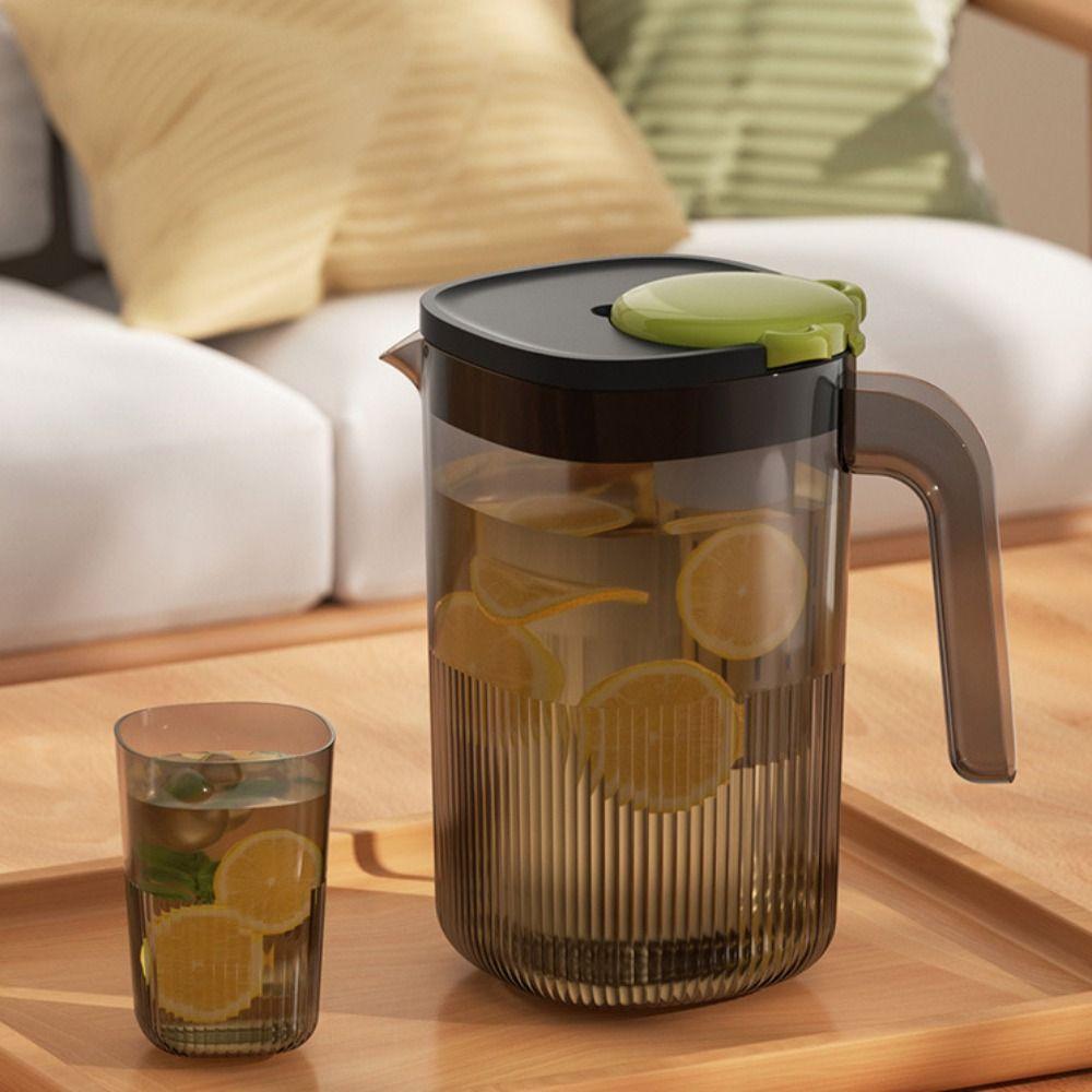 Large Capacity Infused Water Pitcher with 4 Cup Water Jug Drinkware Drink Container  Juice
