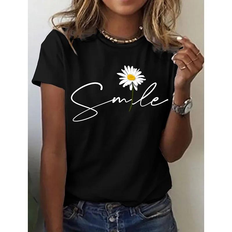 Summer Retro Women's T-shirt Red Heart Fashion 3D Printing Short-sleeved Casual Street Sports O Collar Ladies Shirt