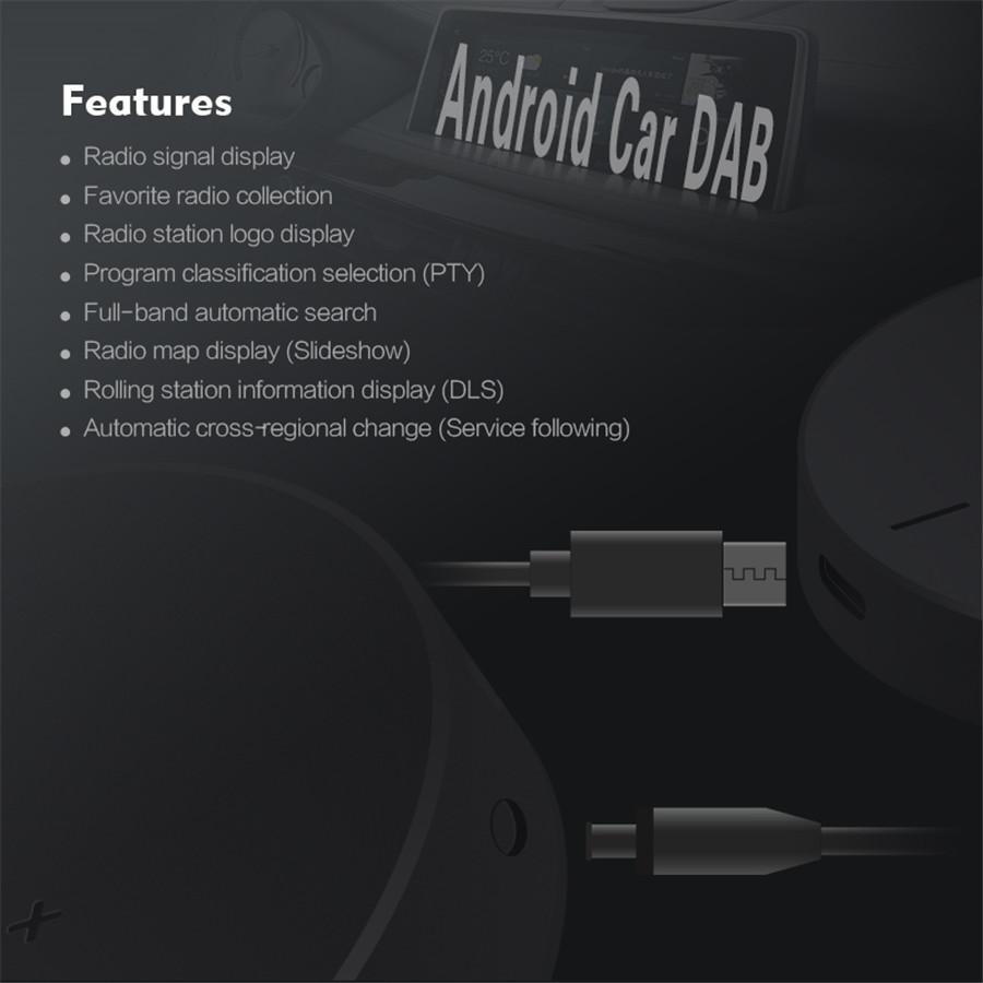 Car Type-C S DAB/DAB+ Digital Radio Adio Receiver For Android MP5 Navigation