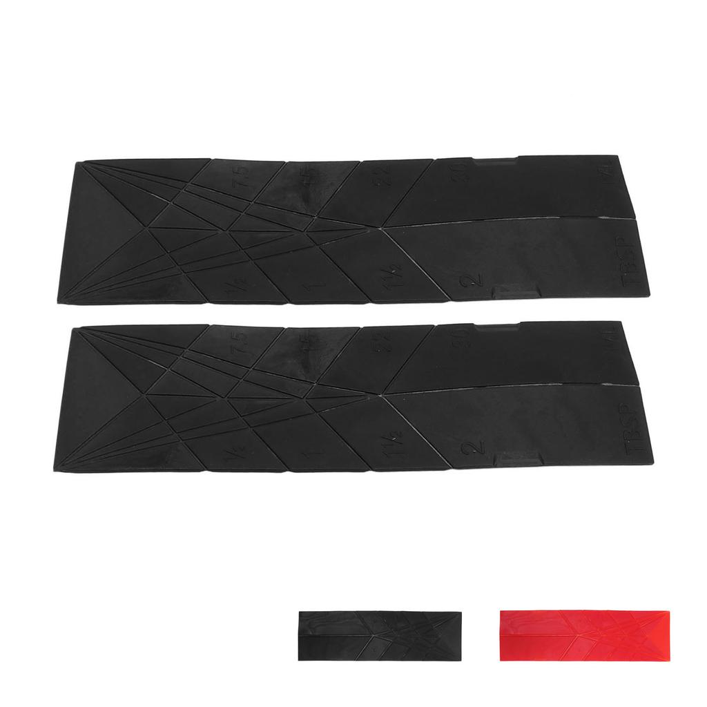 2 BUC Linguri de Măsurat Plate 3 în 1 Poligon Pliabil Instrument Lingură Gadget de Bucătărie Pliabil Multifuncțional