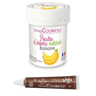 Natural Food Flavor In Powder Banana + Chocolate Pen
