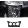 Center Console Air Conditioning Adjustment Panel Cover for Mitsubishi Eclipse 2006-2011, Car A/C Switch Button Frame Trim Accessories ABS Material