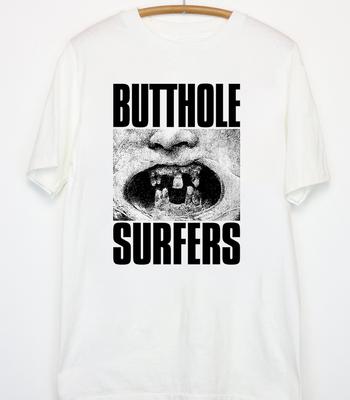 Butthole Surfers Tooth Funny Tee Shirt White Unisex T-Shirt