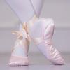 Women Breathable Ballet Shoe Ribbon Splits Shoes Satin Fashion Ballet Pointe Dance