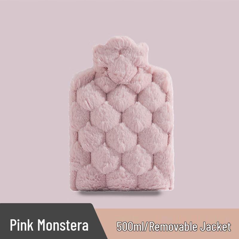 Brangdy Cute Plush Hot Water Bottle Hand Warmer Set