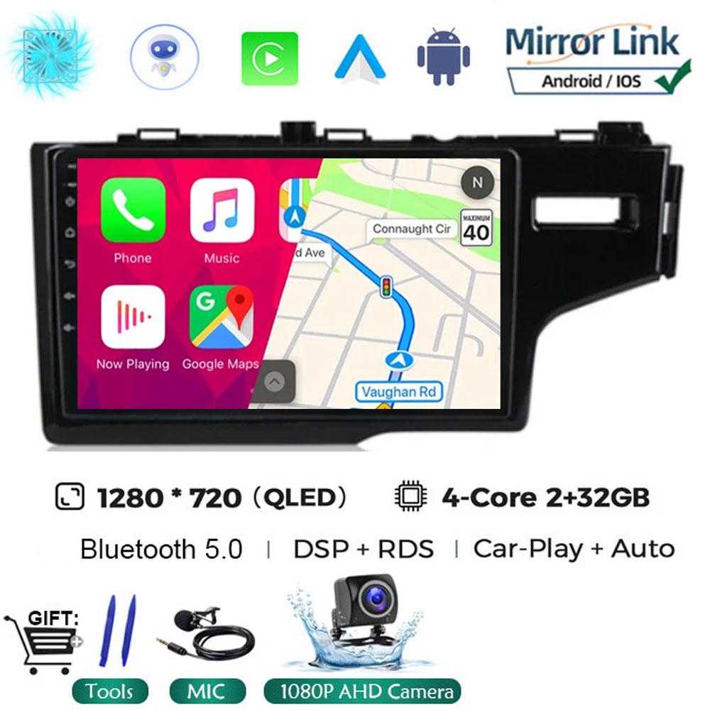 

9 Android 14 автомобильное радио для Honda Fit Jazz 2013 2014 2016 2018 GPS навигация стерео мультимедиа видеоплеер экран головное устройство