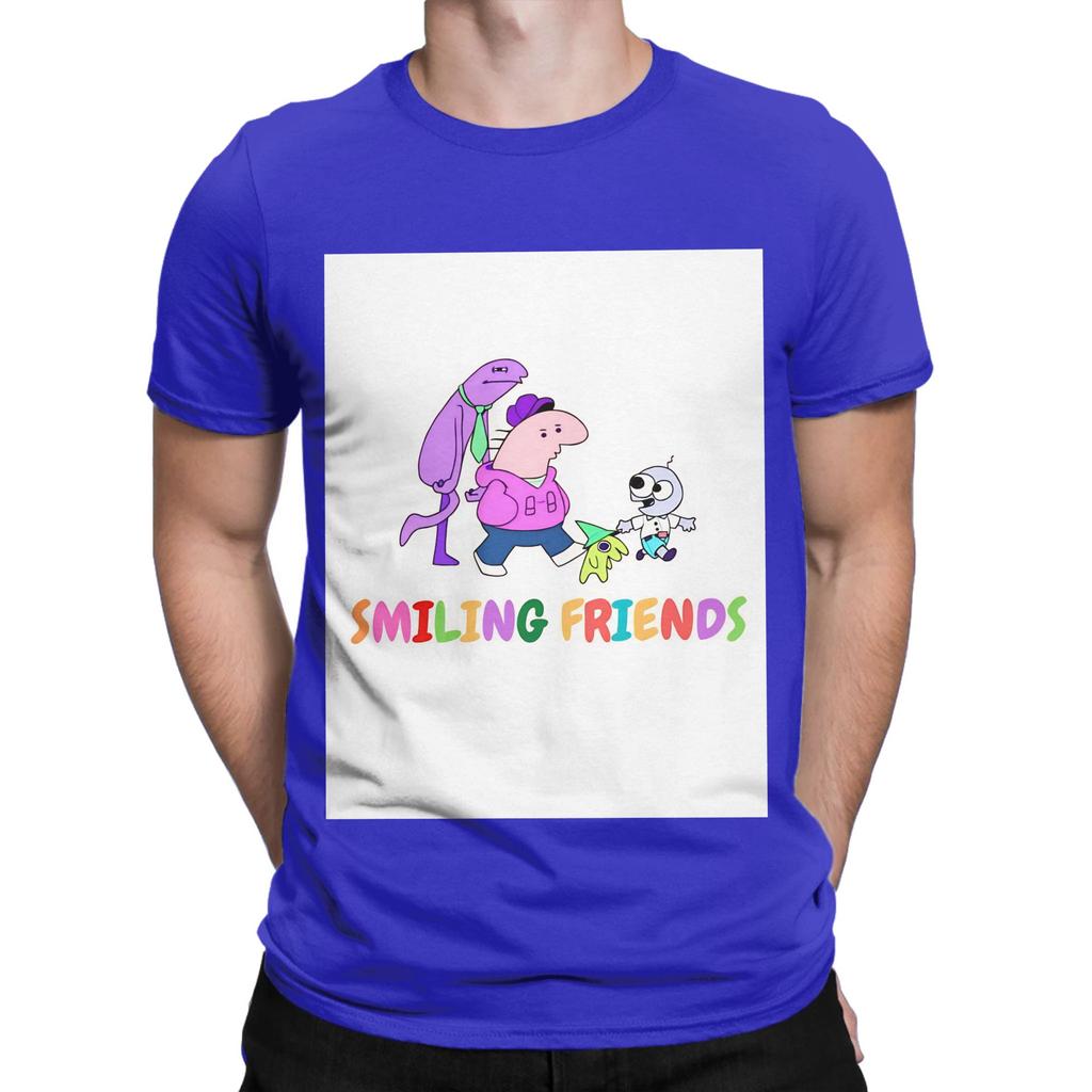 Smiling Friends Gleb Funny Graphic 100 Cotton TShirt Smiling Friends Season 2 Tops Tees For Unisex