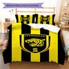 Al-Ittihad FC Pattern Bedding,Quilt Set Quilt Cover Pillowcase Home Birthday Gift(1 * duvet cover + 2 * pillowcase, without core)