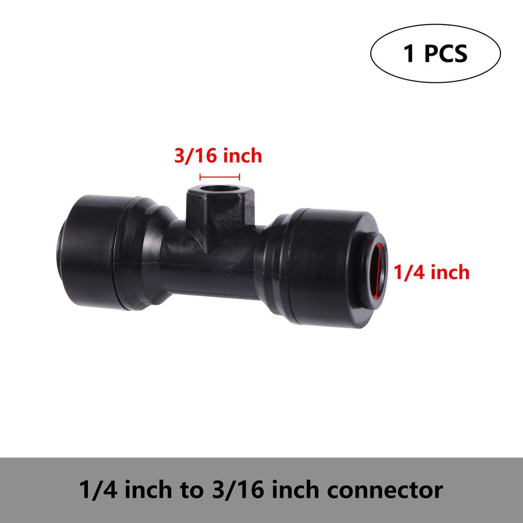 0.2/0.3/0.4/0.5mm Brass Spray Nozzle Atomizing Nozzle Kit for Cooling System 1/4" Tube Low Pressure Garden Yard Atomizing Nozzle