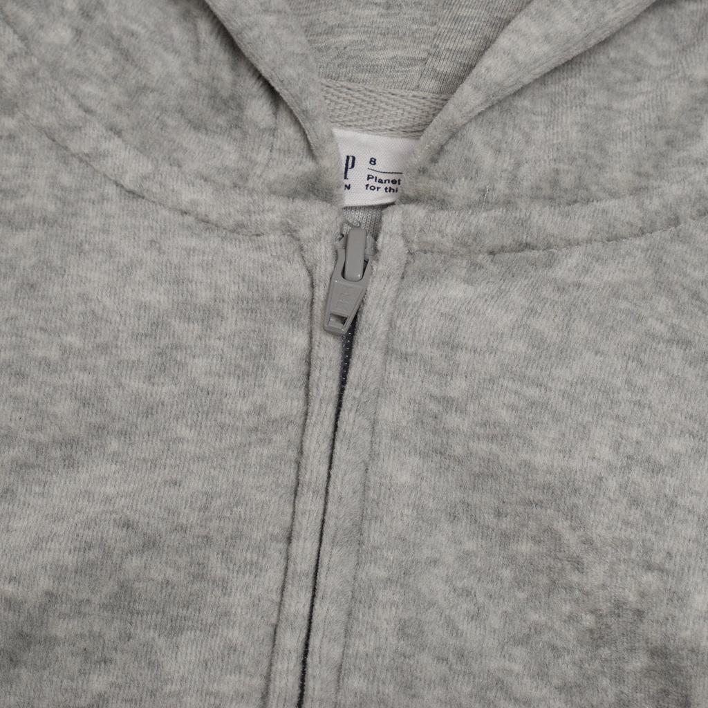 Velvet Hoodie with Zip 759574 for Girl