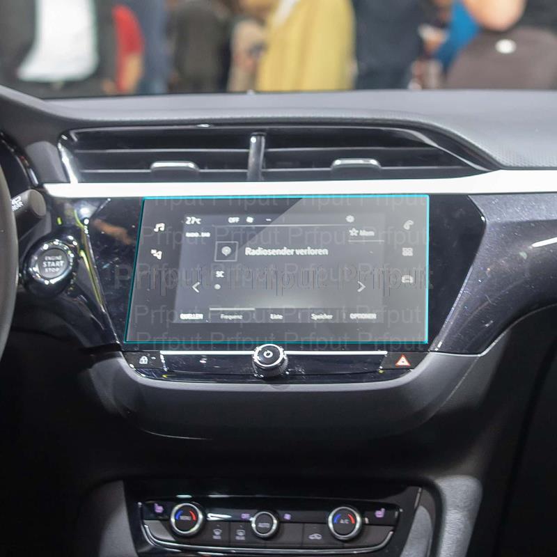 Tempered glass screen protector For Opel Corsa GS Line /Corsa F 2020 2021 7 inch Car infotainment radio GPS Navigation film