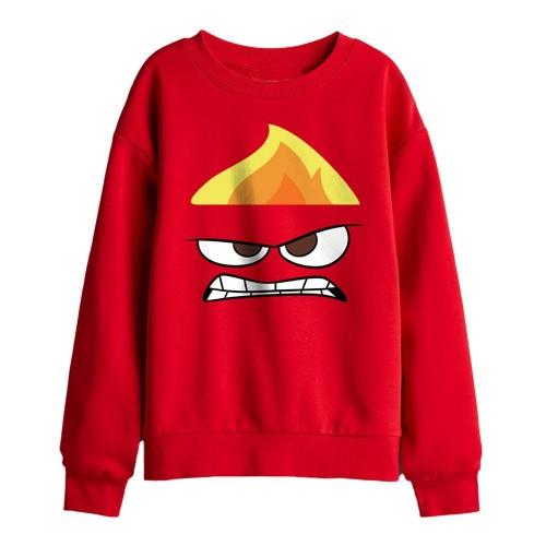 Inside Out Childrens/Kids Anger Face Sweatshirt