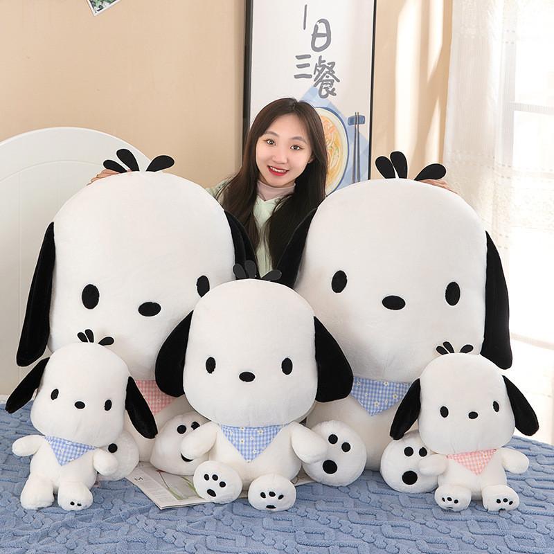 Pochacco Plush Toy With Short Pile Fabric For Girls Sleep Pillow Gift