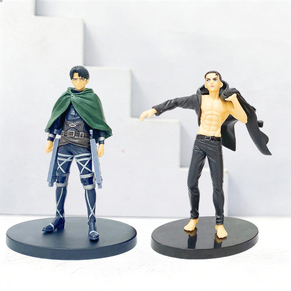 Anime Attack On Titan Figure Eren Jaeger/Levi Giant Ver. Action Figure Collectible Model Figure ToysHandmade Ornaments Gift