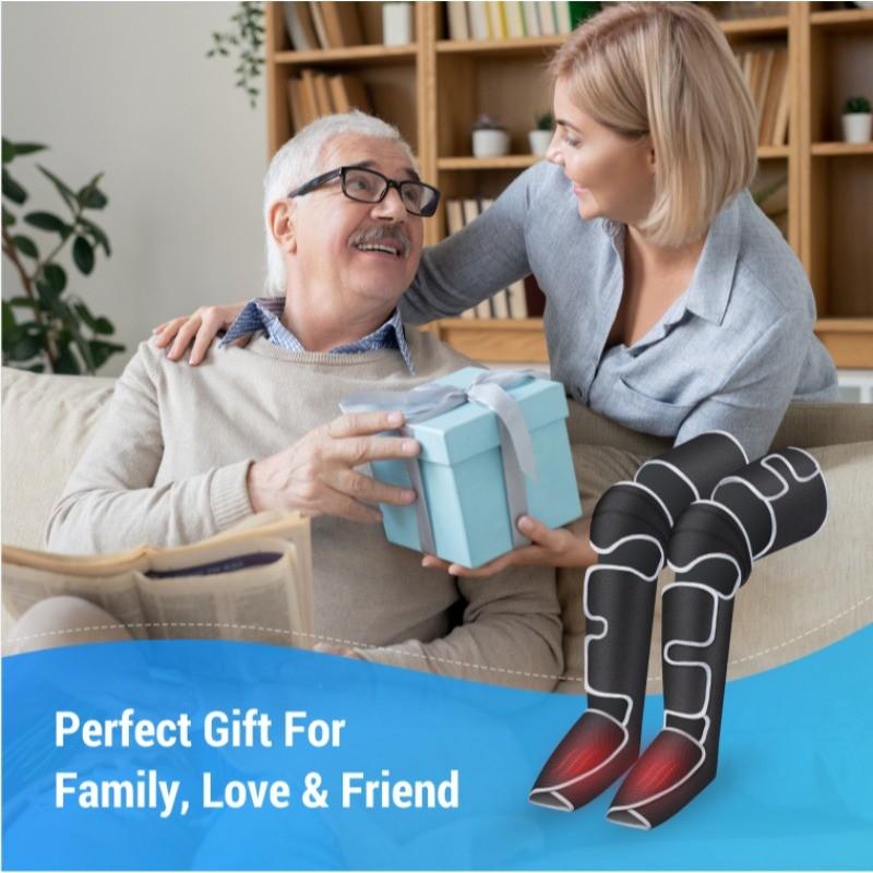 Electric Leg Massager Household Air Pressure Massage Machine Hot Compress Foot Thigh Hemiplegia Therapy Instrument