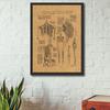 Menschliche Anatomie Kunst Leinwand Malerei Drucke Orgel Skelett Vintage Poster Bildung Bild Für Zimmer Hause Klinik Medizinische Wand Dekor