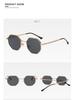 2023 Unisex Retro Polygonal Sunglasses - Classic Metal Design for Men & Women