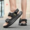Fashion New Summer Men Sandals Fashion Roman Style Beach Sandals Breathable Thick Sole Casual Flat Sandals Lightweight Outdoor Sneakers