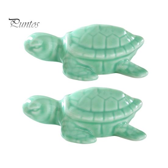 2 Pcs Turtle Toilet Bolt Caps Ceramic Sea Turtle Toilet Bolt Cover Universal Screw Cover Caps for Bathroom Toilet Decor