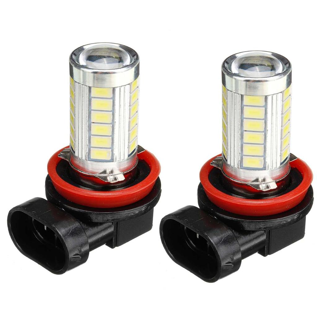 Led DRL Daytime Running Lights Fog Lamp Assembly with H11 Bulbs 6000K~6700K For Toyota Hiace 2014-2018