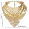 Fashion Headscarf Sequined Triangle Scarves Korean Style Headkerchief Shawl Headband Neck Wrap Necklace Bandanas Men