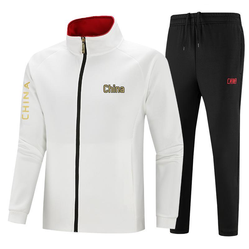 Unisex Chinese Team Long Sleeve Sports Suit for Students and Coaches, Ideal for Sports Meets and Martial Arts – Customizable. 4XL
