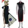 Uniforme Cosplay di Temari di Naruto Shippuden, Costume Completo da Kunoichi del Villaggio della Sabbia per Festa Anime