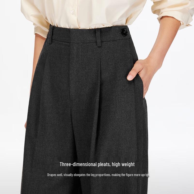 VEROMODA Intellectual Wide-Leg Suit Trousers