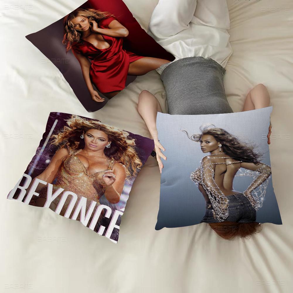 Retro B-Beyonce Singer Cushion Cover Decorative Pillow Sofa Home Decor Case Pillow Cases