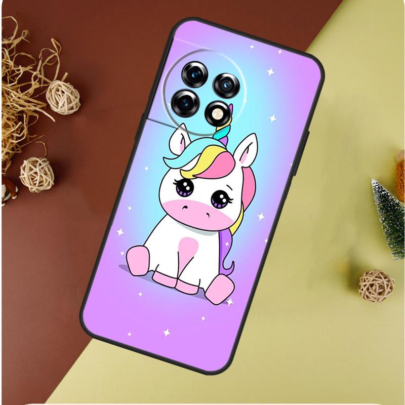 Carino Unicorno Arcobaleno Per OnePlus 13 12 11 12R 13R 9 10 Pro 8T 9RT 10T 10R Nord 4 CE 2 3 Lite N20 N30 Custodia per Telefono