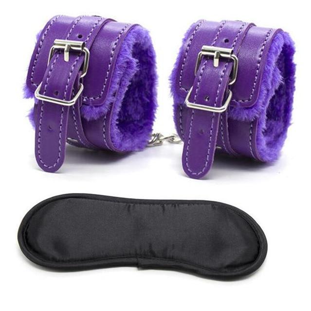 Blindfold Cuffs Set Sensory Deprivation  Kink  Restraints  Starter Kits