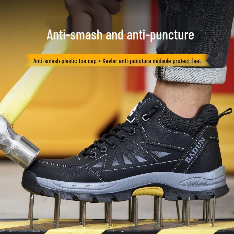 Ba Dun Winter 6KV Insulated Anti-Smash Puncture-Proof Safety Boots 40