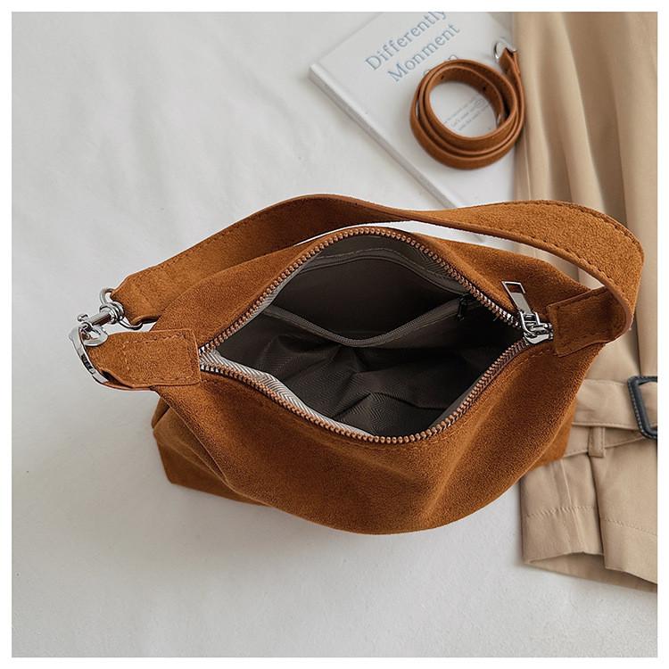 IELGY Ladies Underarm Bag High-End Retro One-Shoulder Dumpling Bag