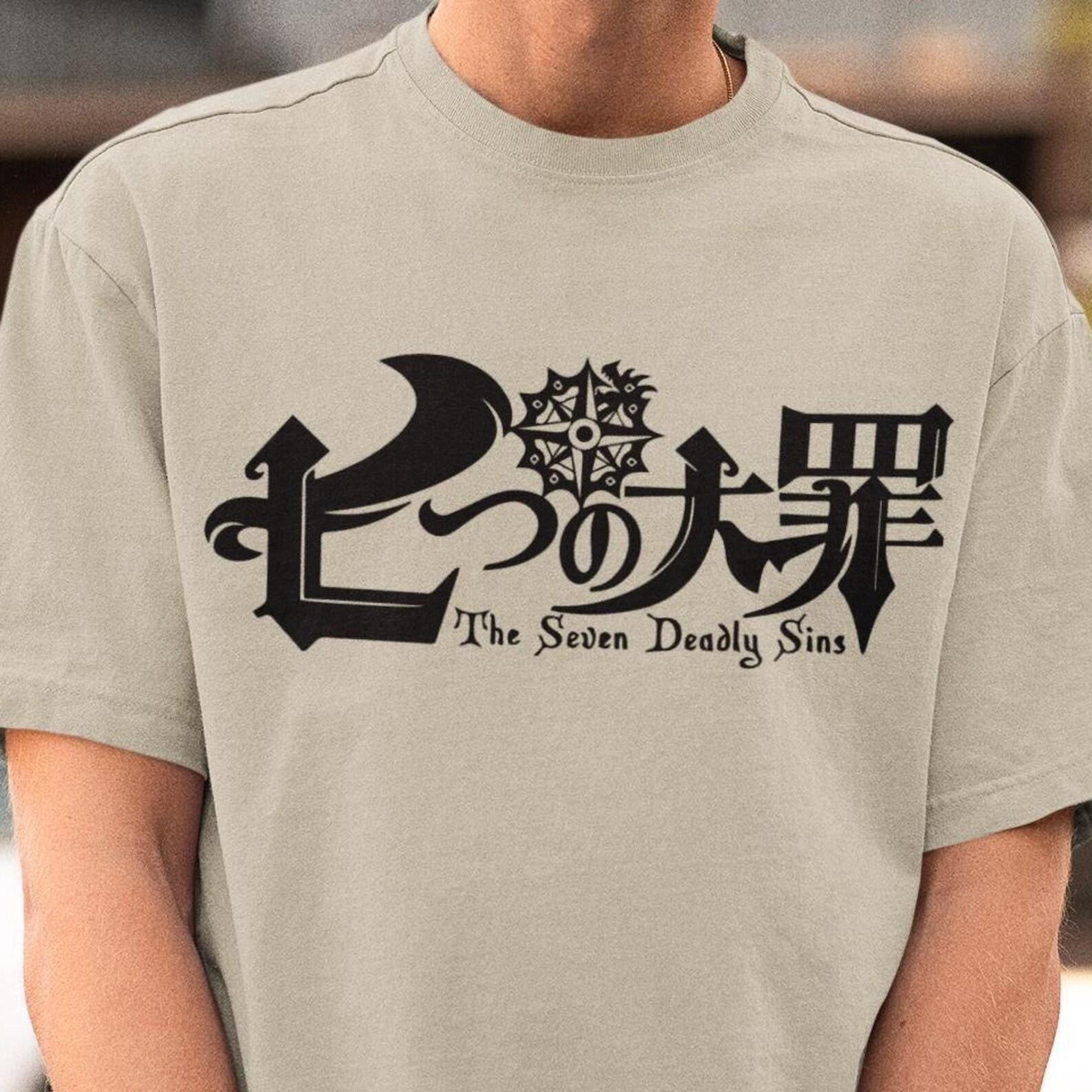 Seven Deadly Sins Anime Shirt - Nanatsu No Taizai Tshirt,Meliodas,Escanor 3XL