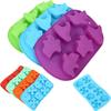 Halloween Holiday Pumpkin Cake Mold 6 Cavities Pumpkin Ghost Bat Shape Chocolate Molds DIY Cake Decorating Tools Home Bake Tools
